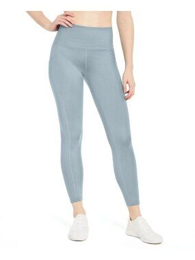 Ideology High-Waist Side-Pocket 7/8 Length Leggings Light Blue Size S